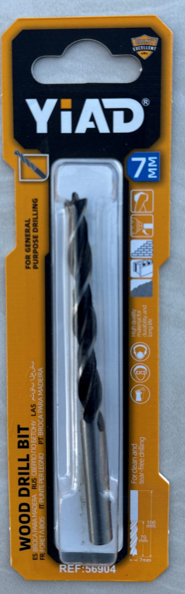 Wood Drill Bit 7mm